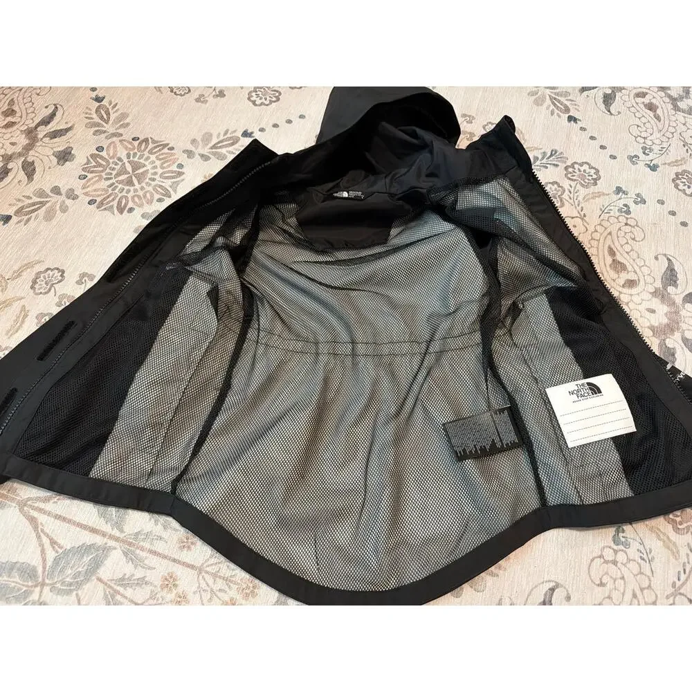 The North Face Kids Antora Rain Jacket Black XS NWT Youth Waterproof Shell